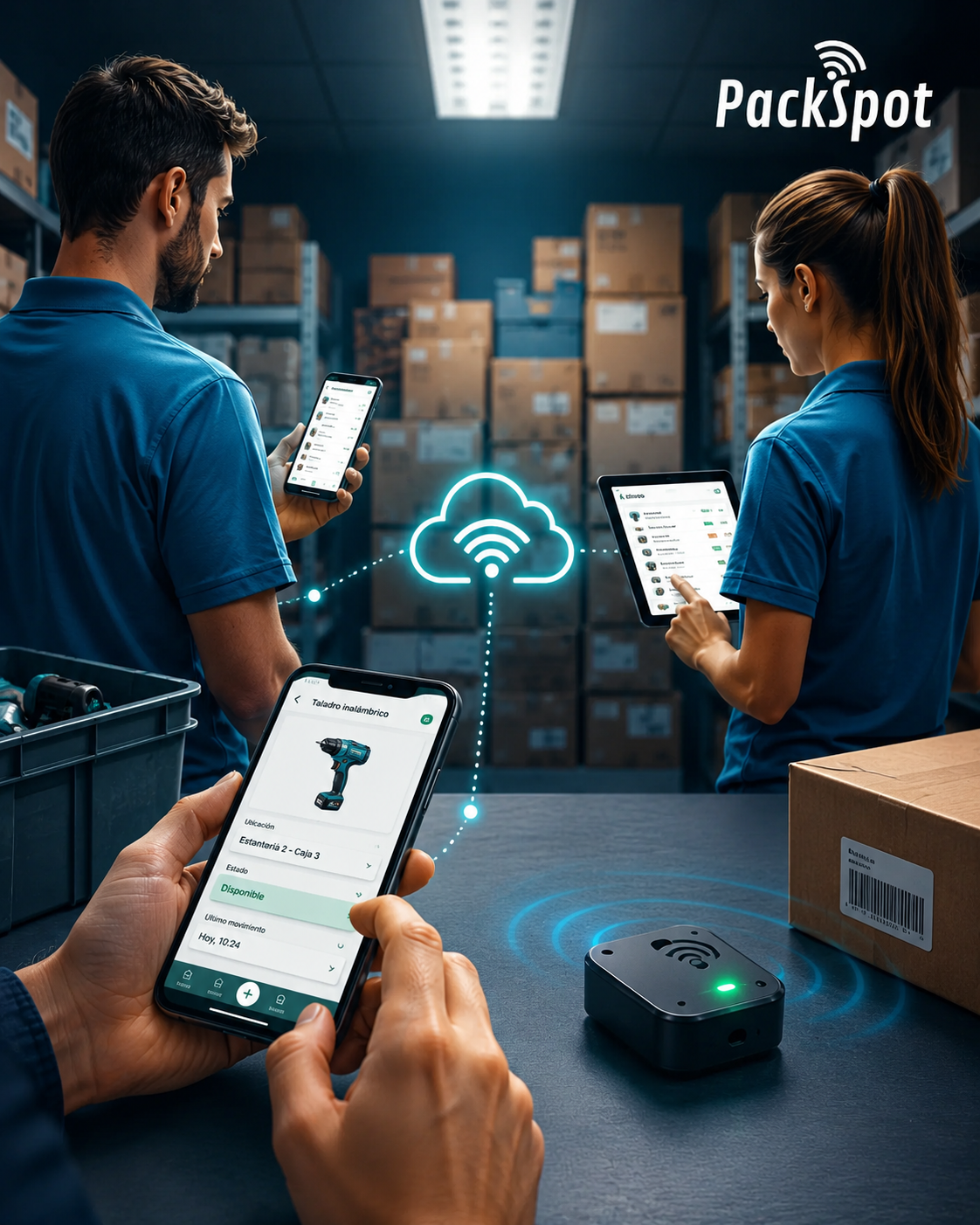 📲 Gestión en tiempo real, desde varios dispositivos