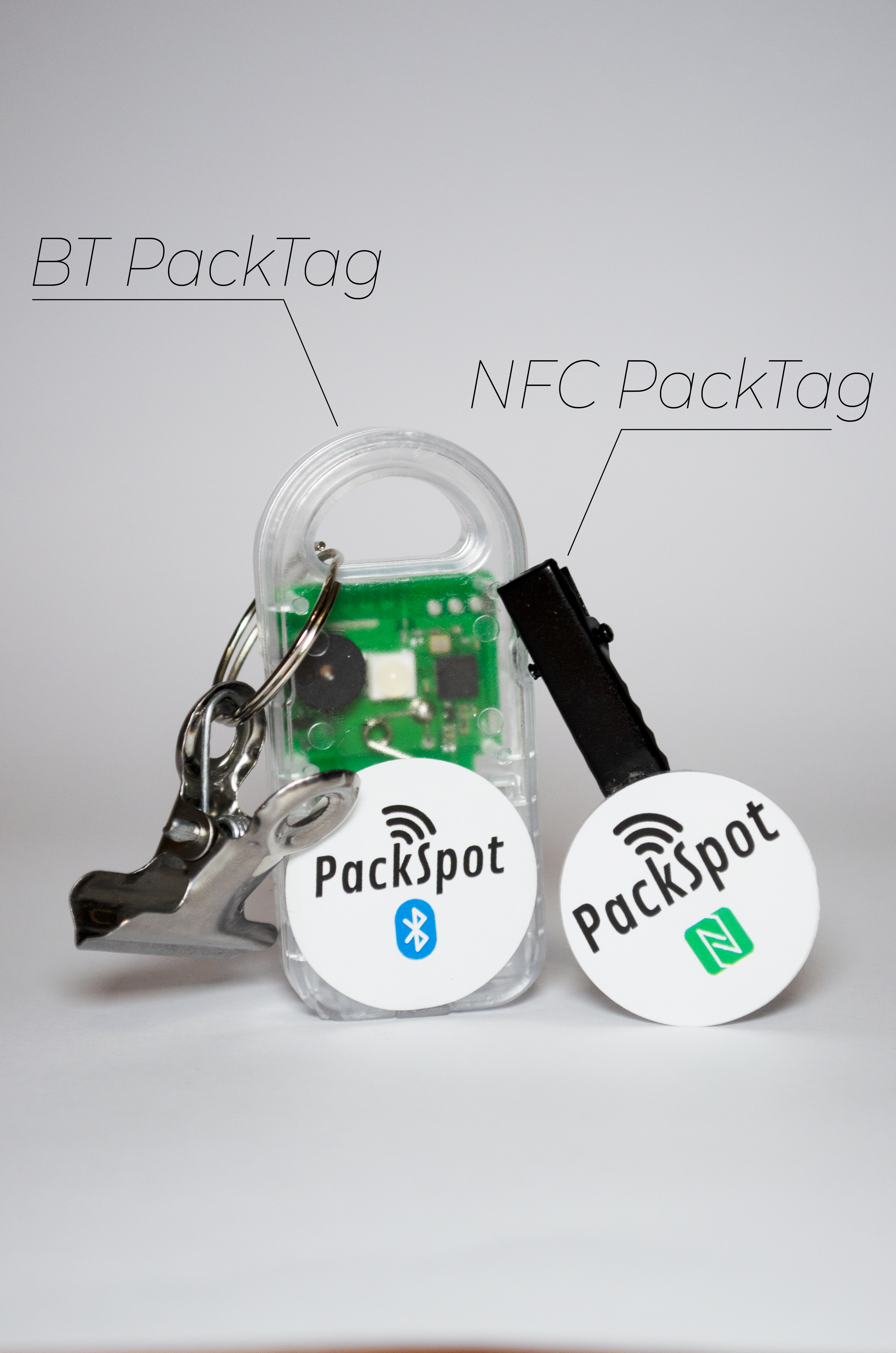 PackTags BT and NFC